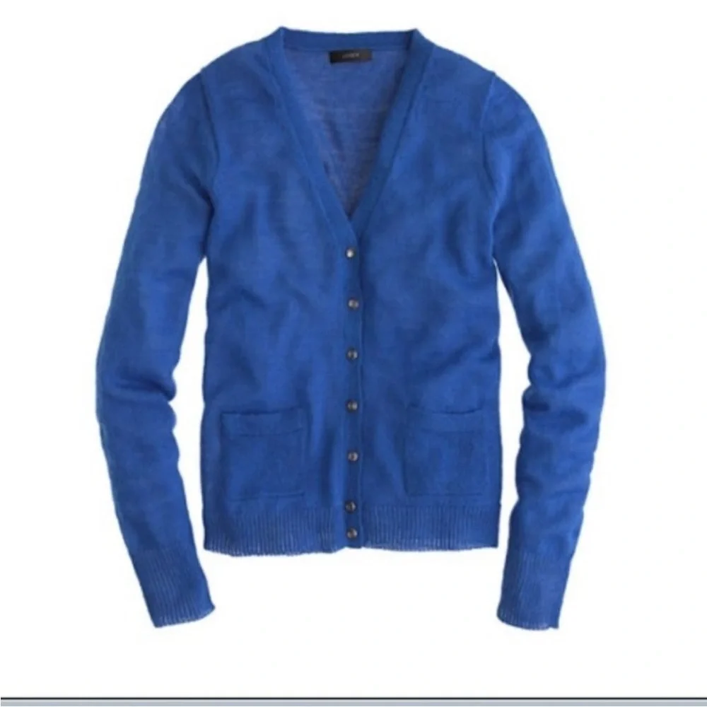 J. Crew Bling Button Alpaca Merino Cardigan